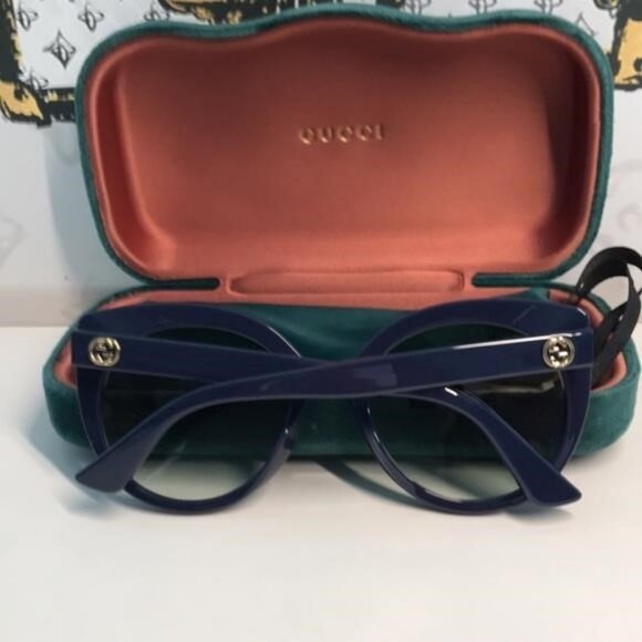 New Authentic Gucci Black Sunglasses GG0325s 008 - Picture 12 of 12